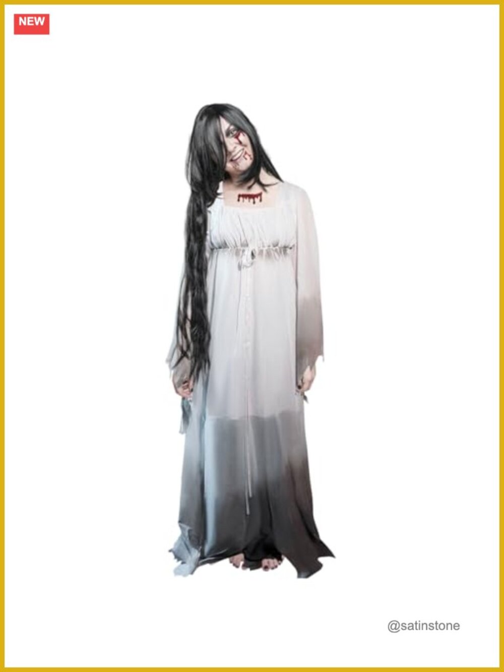 Women's Ghost Costume Gothic Victorian Fancy Dress Halloween
